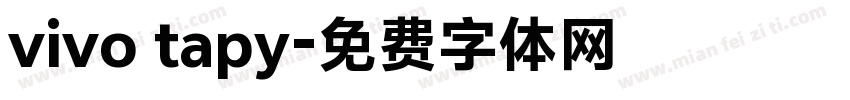 vivo tapy字体转换